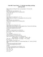 Tải Giải bài tập SBT Toán 8 bài 6-7: Giải bài toán bằng cách lập phương trình - Giải bài tập môn Toán Đại số lớp 8