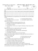 Tải Đề kiểm tra 15 phút học kì 1 môn Giáo dục công dân lớp 11 trường THPT Lạc Long Quân, Bến Tre năm học 2016 - 2017 - Đề thi trắc nghiệm môn GDCD lớp 11 có đáp án