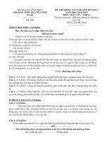 Tải Đề KSCL Ngữ văn 11 năm 2018 - 2019 trường THPT Nguyễn Viết Xuân - Vĩnh Phúc lần 1 - Đề khảo sát chất lượng Ngữ văn 11 có đáp án