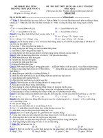 Tải Đề thi thử THPT Quốc gia năm 2017 môn Vật lý trường THPT Quế Võ số 1, Bắc Ninh (Lần 2) - Đề thi thử THPT Quốc gia năm 2017 môn Vật lý có đáp án