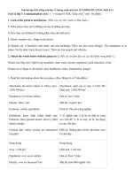 Tải Giải bài tập SGK Tiếng Anh lớp 7 Chương trình mới Unit 12 COMMUNICATION, SKILLS 1 - Để học tốt Tiếng Anh lớp 7 Unit 12: An overcrowded world
