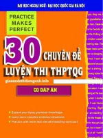 30 chuyên đề luyện thi THPTQG có đáp án