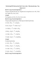 Tải Giải bài tập SBT Hóa học lớp 8 bài 25: Sự oxi hóa - Phản ứng hóa hợp - Ứng dựng của oxi - Hướng dẫn giải bài tập môn Hóa học 8