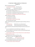 Tải Câu hỏi trắc nghiệm kiểm tra 1 tiết học kì 2 môn Vật lý lớp 8 - Tài liệu trắc nghiệm Vật lý lớp 8 có đáp án