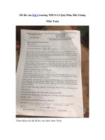 Tải Đề thi vào lớp 6 môn Toán trường THCS Lê Quý Đôn, Bắc Giang năm 2019 - 2020 - Đề thi tuyển sinh vào lớp 6 môn Toán