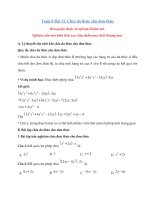 Tải Toán 8 Bài 11: Chia đa thức cho đơn thức - Lý thuyết, bài tập chia đa thức cho đơn thức