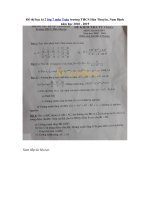 Tải Đề thi học kì 2 lớp 7 môn Toán trường THCS Hàn Thuyên, Nam Định năm học 2018 - 2019 - Đề thi Toán lớp 7 học kì 2 năm 2019