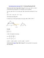 Tải Giải bài tập SGK Toán lớp 8 bài 5: Trường hợp đồng dạng thứ nhất - Giải bài tập SGK Toán lớp 8 bài 5