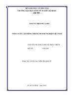 Năng suất lao động trong doanh nghiệp việt nam tt 