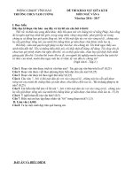 Tải Đề thi giữa học kì 2 môn Ngữ văn lớp 6 trường THCS Tam Cường, Hải Phòng năm 2016 - 2017 - Đề thi giữa học kì 2 môn Ngữ văn lớp 6 có đáp án