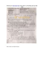 Tải Đề thi học kì 2 lớp 8 môn Toán trường THCS An Thái Đông năm học 2018 - 2019 - Đề thi Toán lớp 8 học kì 2 năm 2019