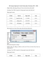 Tải Đề cương ôn tập học kì 2 môn Tin học lớp 12 năm học 2017 - 2018 - Câu hỏi ôn tập học kì 2 môn Tin học lớp 12