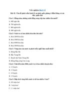 Tải Trắc nghiệm Địa 12 bài 42: Vấn đề phát triển kinh tế, an ninh quốc phòng ở Biển Đông và các đảo, quần đảo - Trắc nghiệm Địa lí 12 có đáp án