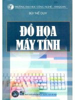 Giáo trình Đồ họa Máy tính – Bùi Thế Duy – UET – Tài liệu VNU