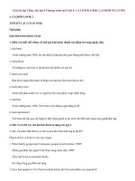 Tải Giải bài tập Tiếng Anh lớp 9 Chương trình mới Unit 6: A CLOSER LOOK 2, COMMUNICATION - Để học tốt Tiếng Anh 9 thí điểm Unit 6: THEN AND NOW