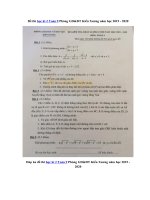 Tải Đề thi học kì 2 Toán 9 Phòng GD&ĐT Kiến Xương năm học 2019 - 2020 - Đề thi học kì 2 lớp 9 môn Toán có đáp án