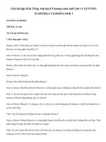 Tải Giải bài tập SGK Tiếng Anh lớp 8 Chương trình mới Unit 11 GETTING STARTED, A CLOSER LOOK 1 - Để học tốt Tiếng Anh 8 Thí điểm Unit 11 SCIENCE AND TECHNOLOGY