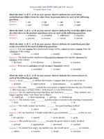 Tải Đề thi thử THPT Quốc gia môn tiếng Anh năm 2018 có đáp án - Số 22 - Đề ôn thi Đại học môn tiếng Anh