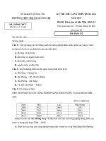 Tải Đề thi thử THPT Quốc gia năm 2017 môn Địa lý trường THPT thị xã Quảng Trị (Lần 2) - Đề thi thử THPT Quốc gia năm 2017 môn Địa lý có đáp án