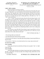 Tải Đề KSCL Ngữ văn 10 năm 2018 - 2019 trường THPT Yên Lạc 2 - Vĩnh Phúc - Đề khảo sát chất lượng Ngữ văn 10 có đáp án