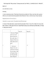 Tải Giải bài tập SGK Tiếng Anh lớp 7 Chương trình mới Unit 9 SKILL 2, LOOKING BACK - PROJECT - Để học tốt Tiếng Anh 7 Thí điểm Unit 9 FESTIVAL AROUND THE WORLD