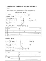 Tải Giải bài tập trang 77 SGK Giải tích lớp 12: Hàm số mũ. Hàm số lôgarit - Giải chi tiết bài tập Giải tích lớp 12
