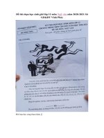 Tải Đề thi chọn học sinh giỏi lớp 12 môn Ngữ văn năm 2020-2021 Sở GD&ĐT Vĩnh Phúc - Đề thi học sinh giỏi môn Ngữ văn 12