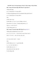 Tải Giải SBT Toán 11 ôn tập chương 3: Dãy số. Cấp số cộng và cấp số nhân - Giải SBT Toán lớp 11