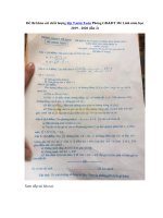 Tải Đề thi khảo sát chất lượng lớp 9 môn Toán Phòng GD&ĐT Mê Linh năm học 2019 - 2020 (đợt 2) - Đề thi khảo sát lớp 9 môn Toán