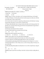 Tải Đề thi thử THPT Quốc gia năm 2017 môn Sinh học Sở GD&ĐT Lâm Đồng - Đề thi thử đại học môn Sinh học năm 2017 Có đáp án