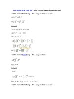 Tải Giải bài tập SGK Toán lớp 7 bài 6: Lũy thừa của một số hữu tỉ (tiếp theo) - Giải bài tập SGK Toán lớp 7 bài 6