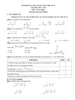 Tải Bộ đề thi giữa học kì 2 môn Toán lớp 6 - Đề kiểm tra giữa học kì II môn Toán lớp 6 có đáp án
