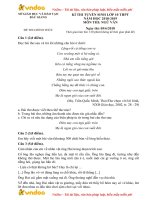 28 de thi tuyen sinh vao lop 10 mon ngu van nam hoc 2018 2019 