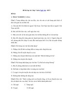 Tải Đề thi học kì 2 lớp 7 môn Ngữ văn - Đề 9 - Đề thi HK 2 lớp 7 môn Văn có đáp án