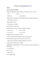 Tải Đề thi học kì 2 lớp 9 môn Hóa học - Đề 9 - Đề kiểm tra trắc nghiệm hk 2 môn Hóa lớp 9 có đáp án