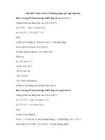 Tải Giải SBT Toán 11 bài 1: Phương pháp quy nạp toán học - Giải SBT Toán lớp 11