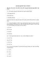 Tải Giải bài tập SBT Vật lý 12 bài 25 - Giao thoa ánh sáng