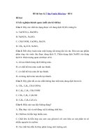 Tải Đề thi học kì 2 lớp 9 môn Hóa học - Đề 6 - Đề kiểm tra trắc nghiệm hk 2 môn Hóa lớp 9 có đáp án