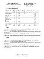 Tải Đề kiểm tra 45 phút học kì 2 môn Sinh học lớp 8 trường THCS Hưng Trạch, Bố Trạch năm 2013 - 2014 - Đề kiểm tra 1 tiết học kì II môn Sinh học lớp 8 định dạng .Doc