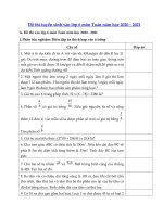 Tải Đề thi tuyển sinh vào lớp 6 môn Toán năm học 2020 - 2021 - Đề số 1 - Đề thi vào lớp 6 môn Toán chất lượng cao có đáp án