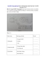 Tải Giải SBT Công nghệ lớp 8 bài 12: Bài tập thực hành: Đọc bản vẽ chi tiết đơn giản có ren - Giải Sách bài tập Công nghệ 8 bài 12