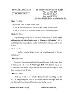 Tải Đề thi học sinh giỏi môn GDCD lớp 9 phòng GD&ĐT Cam Lộ, Quảng Trị năm 2016 - 2017 - Đề thi học sinh giỏi cấp huyện môn GDCD lớp 9 có đáp án