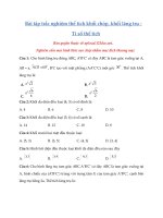 Tải Bài tập trắc nghiệm Thể tích khối chóp, Khối lăng trụ, Tỉ số thể tích - Khối đa diện Toán 12