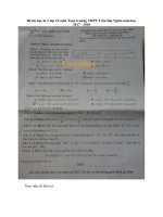 Tải Đề thi học kì 2 lớp 10 môn Toán trường THPT Trần Đại Nghĩa năm học 2017 - 2018 - Đề thi học kì 2 lớp 10 môn Toán