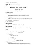 Tải Đề thi khảo sát chất lượng đầu năm lớp 8 môn Ngữ văn trường THCS Tân Khai, Bình Phước - Đề kiểm tra đầu năm môn Văn lớp 8 có đáp án