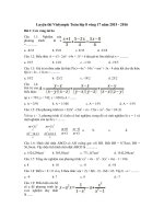 Tải Luyện thi Violympic Toán lớp 8 vòng 17 năm 2015 - 2016 - Đề luyện thi giải Toán qua mạng lớp 8 có đáp án