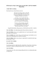 Tải Đề thi học kì 2 lớp 12 môn Ngữ văn năm 2018 - 2019 Sở GD&ĐT Thanh Hóa - Đề thi Ngữ văn lớp 12 kì 2