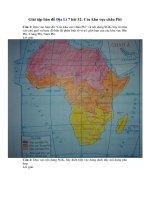 Tải Tập bản đồ Địa lý lớp 7 bài 32: Các khu vực châu Phi - Giải Tập bản đồ Địa lý lớp 7