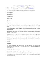 Tải Giải bài tập SBT Vật lý 11 bài tập cuối chương 1 - Điện tích điện trường