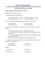 Tải Giải bài tập SBT Lịch sử lớp 12 bài 1: Sự hình thành trật tự thế giới mới sau chiến tranh thế giới thứ hai (1945-1949) - Hướng dẫn trả lời câu hỏi và bài tập lịch sử 12